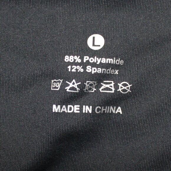 SALE The Gym People Leggings High Waist Yoga Pants L Large Black Stretch NWT's - Picture 5 of 6